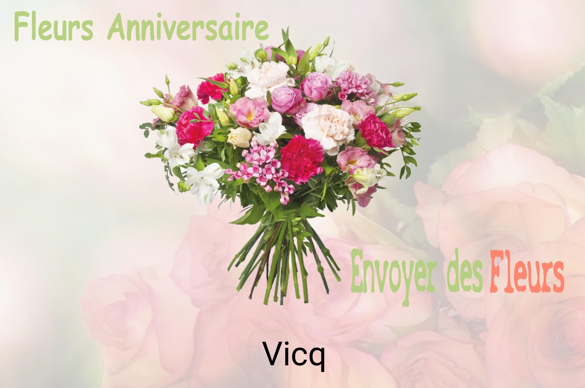 Bouquet de fleurs d’anniversaire livré à Vicq