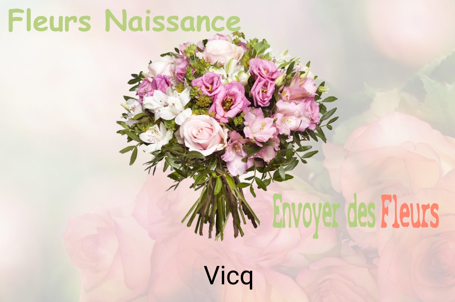 Bouquet de fleurs de naissance livré à Vicq